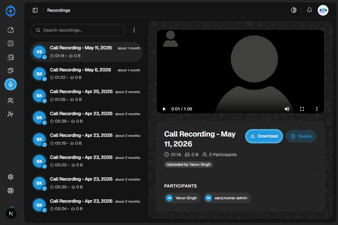 Record, replay & never miss a moment.